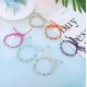 6 Pcs Summer Beach Surfer Anklet Bracelets For Women Men Adjustable Handmade Braided Rope Charms Boho String Bracelets